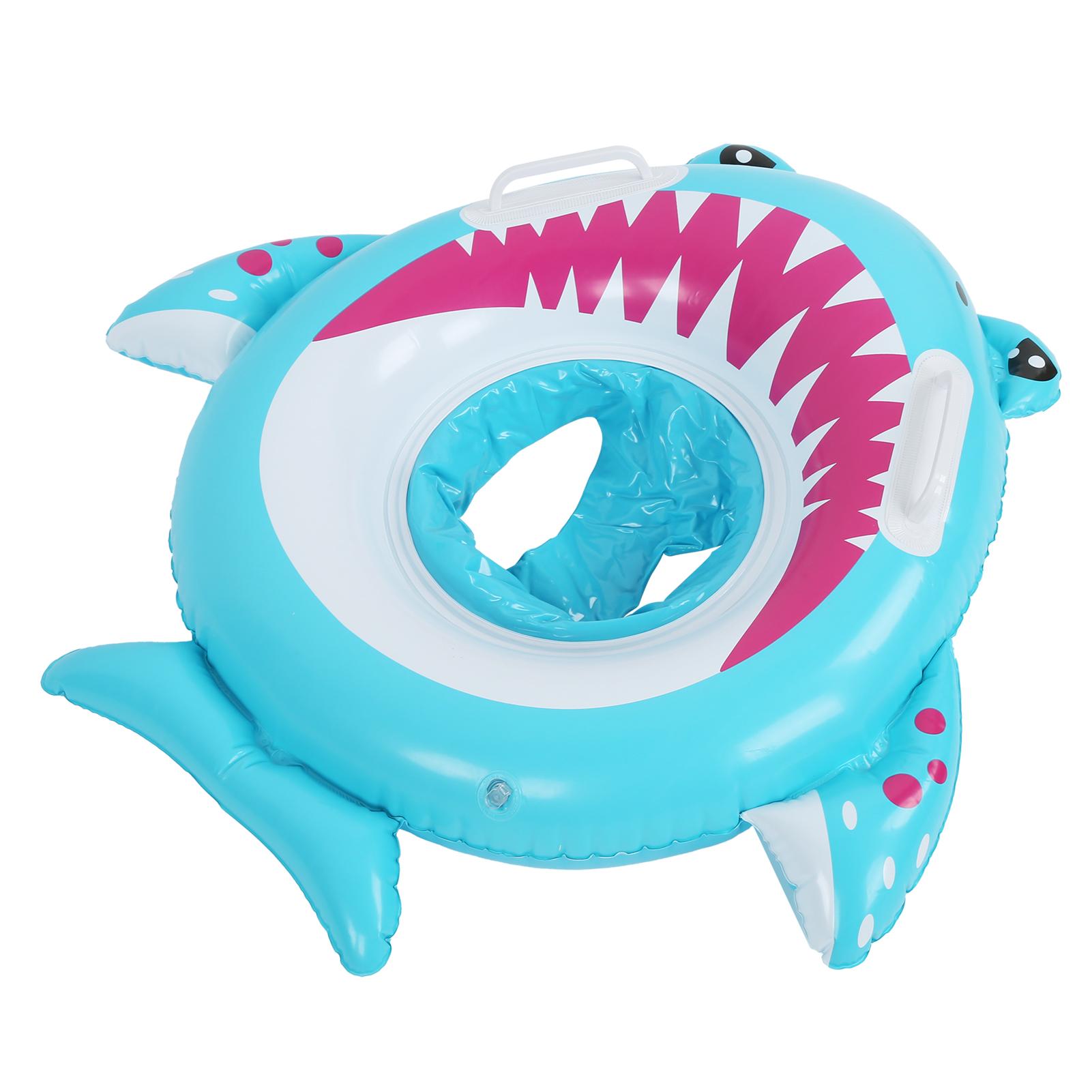 Baby Cartoon Swimming Rings Circle PVC Inflatable Pool Float Tube Ring with Handles