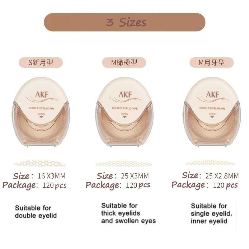 AKF - Doppelseitiges Augenlid-Tape - 3 Arten