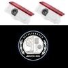 For Mercedes Benz A C E GLC GLA GLE GLB Class W177 W205 W212 W213 X253 X156 W166 X247 2pcs Car door welcome light logo Emblem UE1