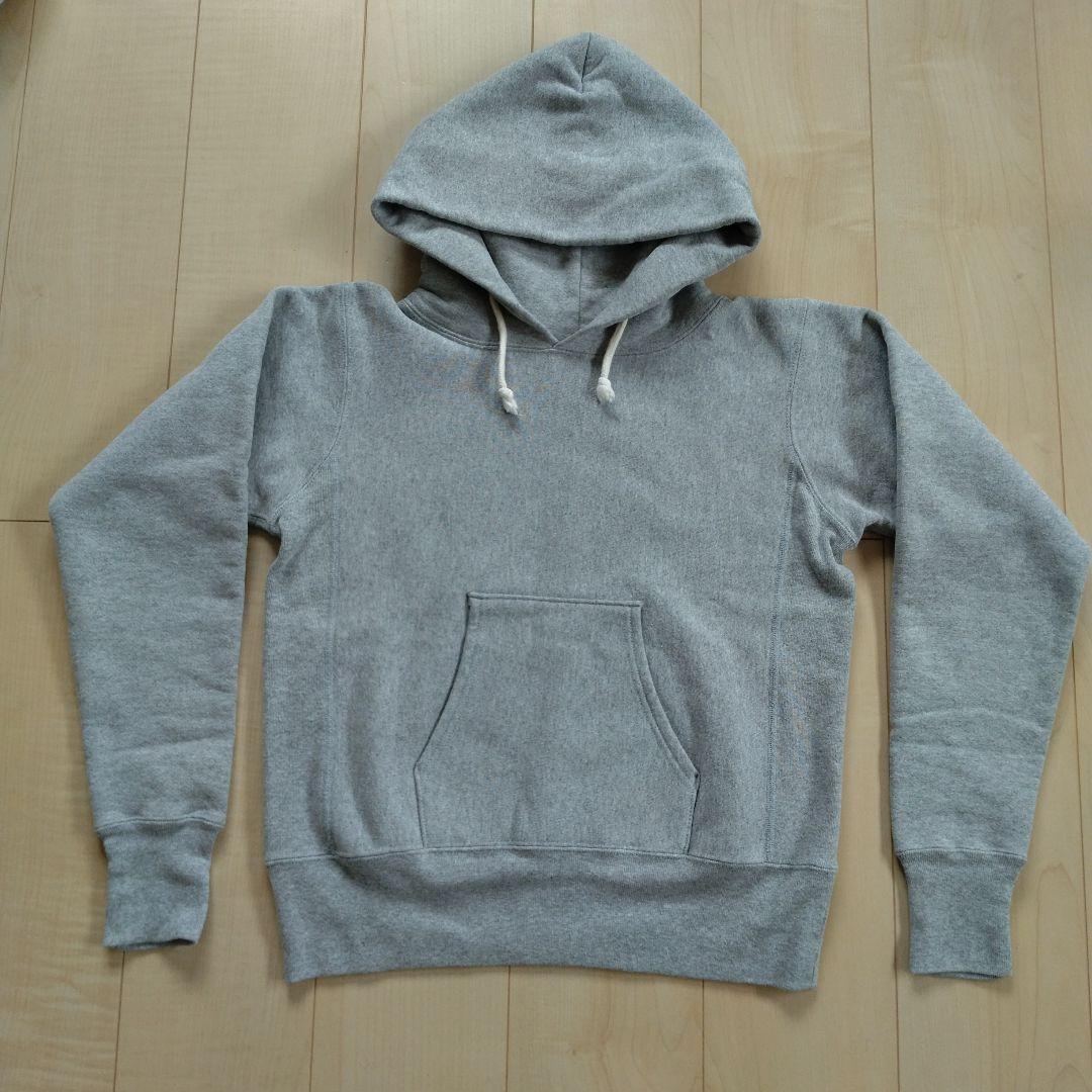 Used Champion Reverse Weave Parka Gray SMALL Red Single Color Tag