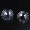10PCS Versatile Transparent Acrylic Open Balls For Holiday Crafts And DIY For Xmas Party Kids Present Box Decorations Accessory