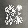 Flower and Leaves Cutting Dies Embossing Die Cuts Templates for Card Making Scrapbooking DIY Papercraft Album Crafts