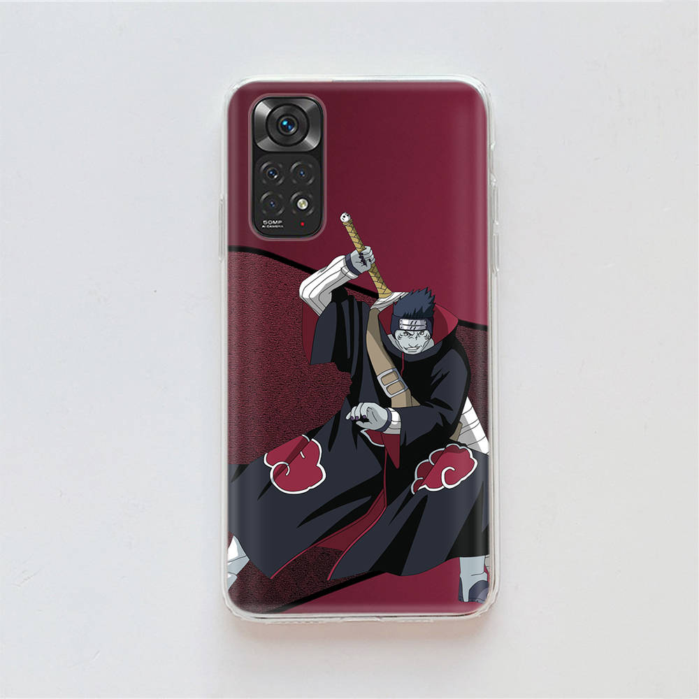 DT30 Akatsuki Naruto Case for Samsung A04 A14 A23 A34 A54 M23 M33 M52 M53 Realme 10 9 C30S C35 C55 VIVO Y02S Y21 Y33S Y51 X80 Pro Clear Cover