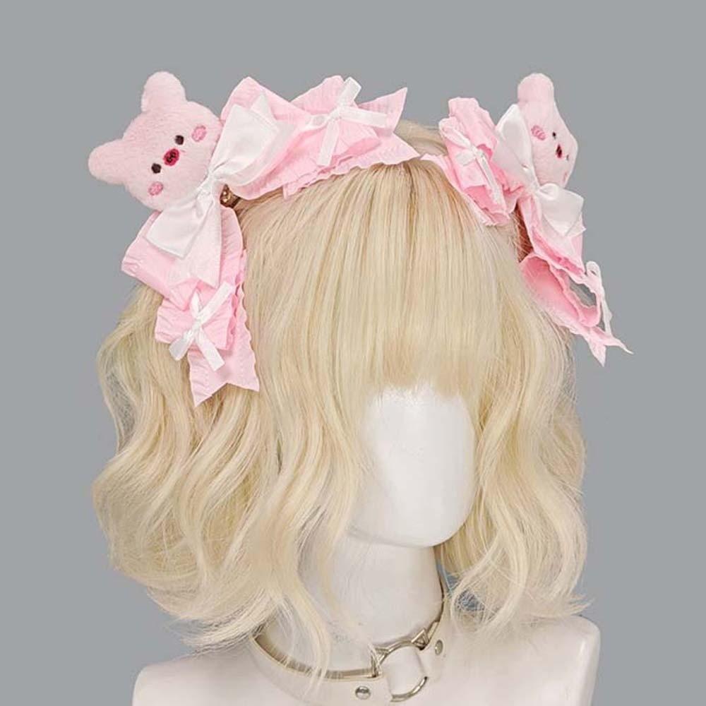 1 Pair Gothic Style Lolita Hair Clips Cartoon Animal Lolita Girls Barrettes Cosplay