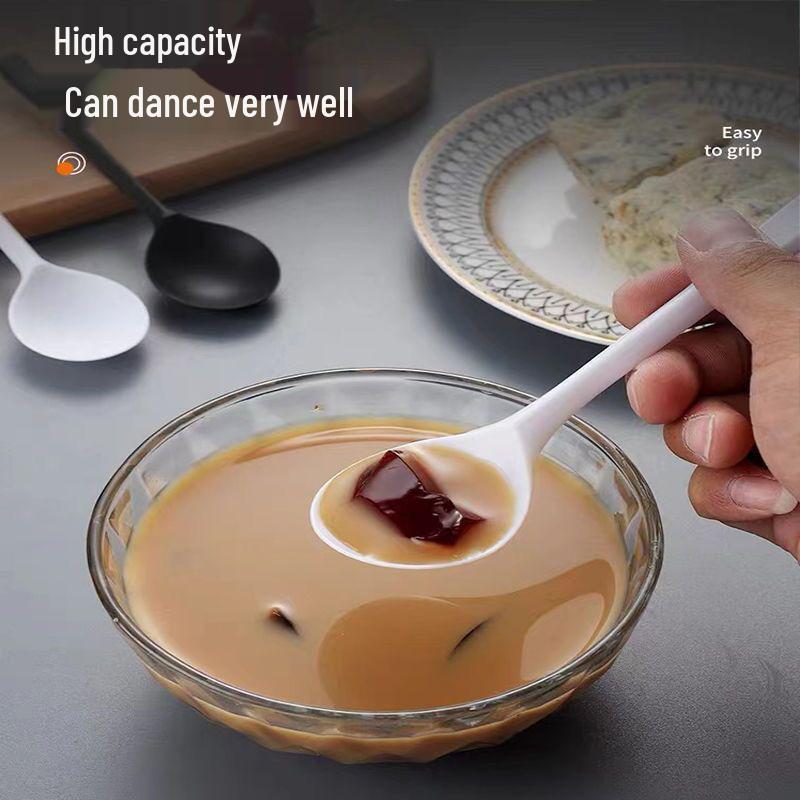 Durable Frosted PP Disposable Spoon for Soup & Desserts