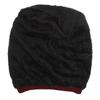 Winter Slouchy Beanie Hat With Fleece Lined, Knit Warm Soft Stretch Chunky Skull Cap For Men And Ladies Women Ponytail