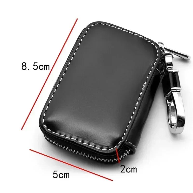 FEN1   2025 For Mercedes-Benz Leather Car Key Case Protection Auto Key Bag Key Chain Cover for Mercedes Benz New B/C/E Class A Class C2