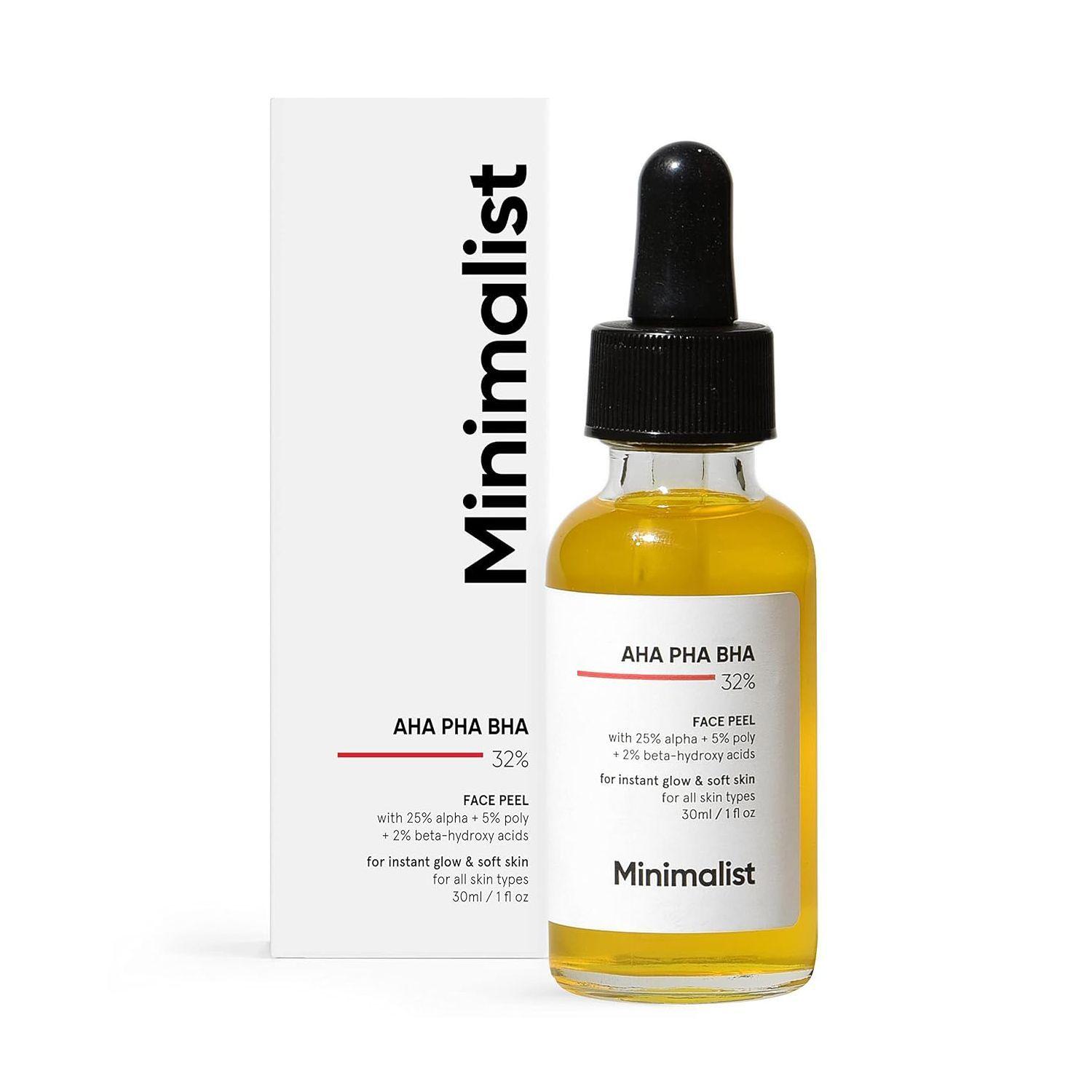

Facial peeling with acids 32% (30 ml), AHA PHA BHA 32% Face Peel, Minimalist