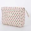 3 Stück Make-up Tasche Niedliche Gesteppte Reise Make-up Tasche Kosmetiktasche mit Reißverschluss Federmäppchen für Frauen und Mädchen