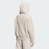 Adidas Ss25 Fos Future Style Knit Jacket Casual Sports Simple Loose Hooded Jacket Women Jacket Miracle-Brown JY8068