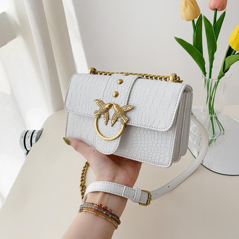 Beibei Shangpin 2025 New Fashion Simple Popular Stone Pattern Swallow Bag Trend Single Shoulder Oblique Span Women's Bags