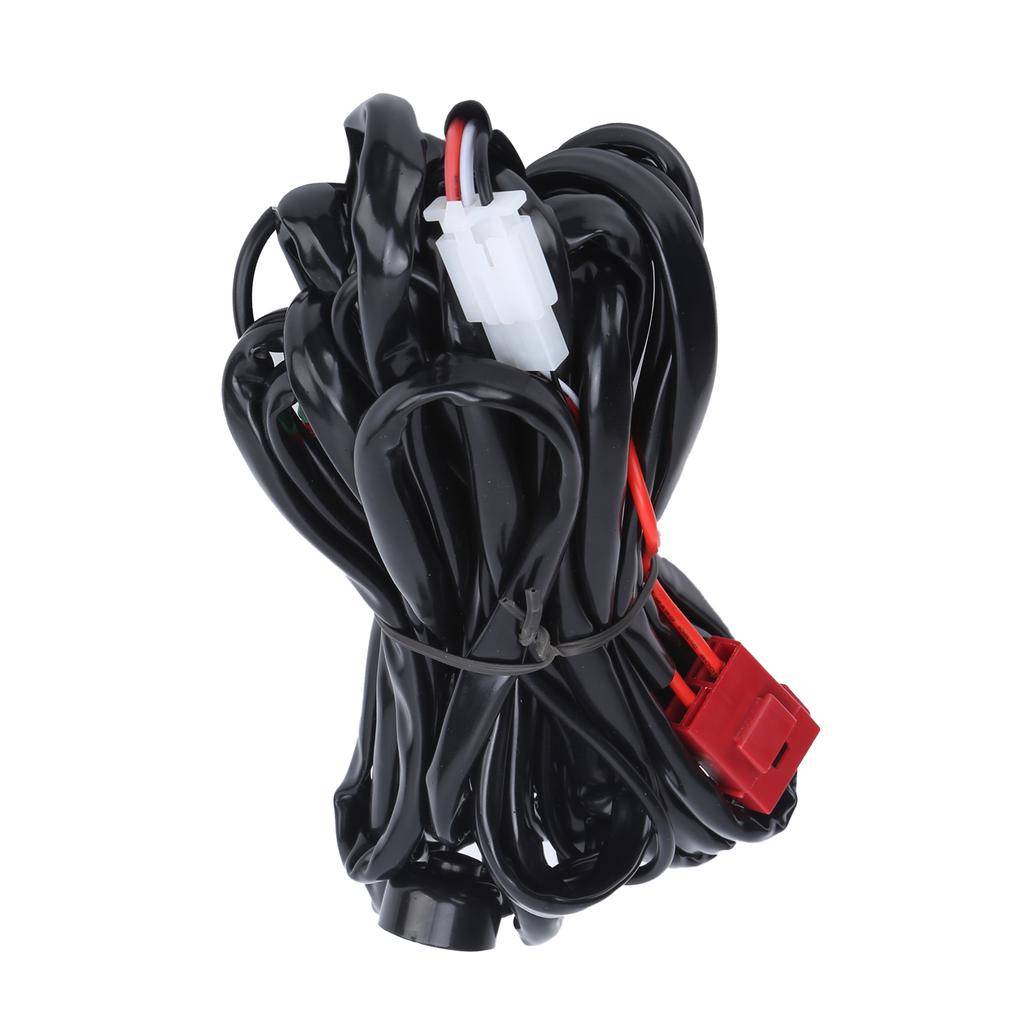 9.8ft LED Spotlights Wiring Harness 12V 40A 1to2 with DT Connector IP67 Waterproof Universal
