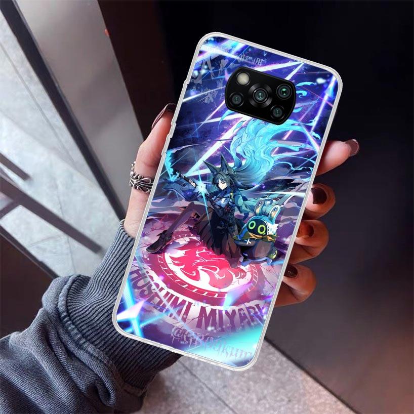 

Чехол для телефона Hoshimi Miyabi Zenless Zone Zero ZZZ для Xiaomi Poco X7 X6 X5 Pro F7 Ultra Redmi 15C 15 13 13C 12 12C 10 10A 10C 9 9A Redmi 10 5G