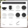 Mode Lanka Minimalist Black & White Ceramic Dinnerware Set