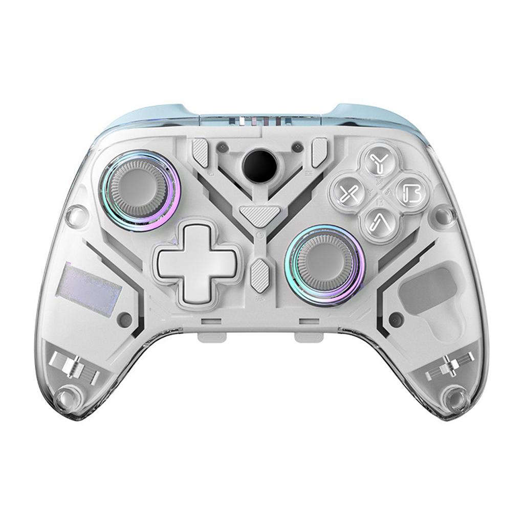 Wireless Gaming Controller with Charging Dock Hall Effect Joysticks and Triggers RGB Lighting 1000mAh Battery for