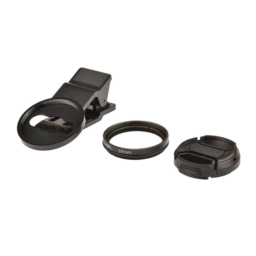 High Clarity 37mm CPL Lens Filter Circular Polarizing Filter for Enhanced Color Saturation and Contrast with Clip