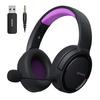 BINNUNE PS5 Wireless Gaming Headset with Noise Mute USB Wireless and 150 Hours of Continuous Compatible with FPS and Switch BW02 Cancelling, Function,