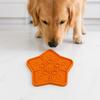 Pet Slow Food Mat with Suction Cups Star Shape Pet Food Tray