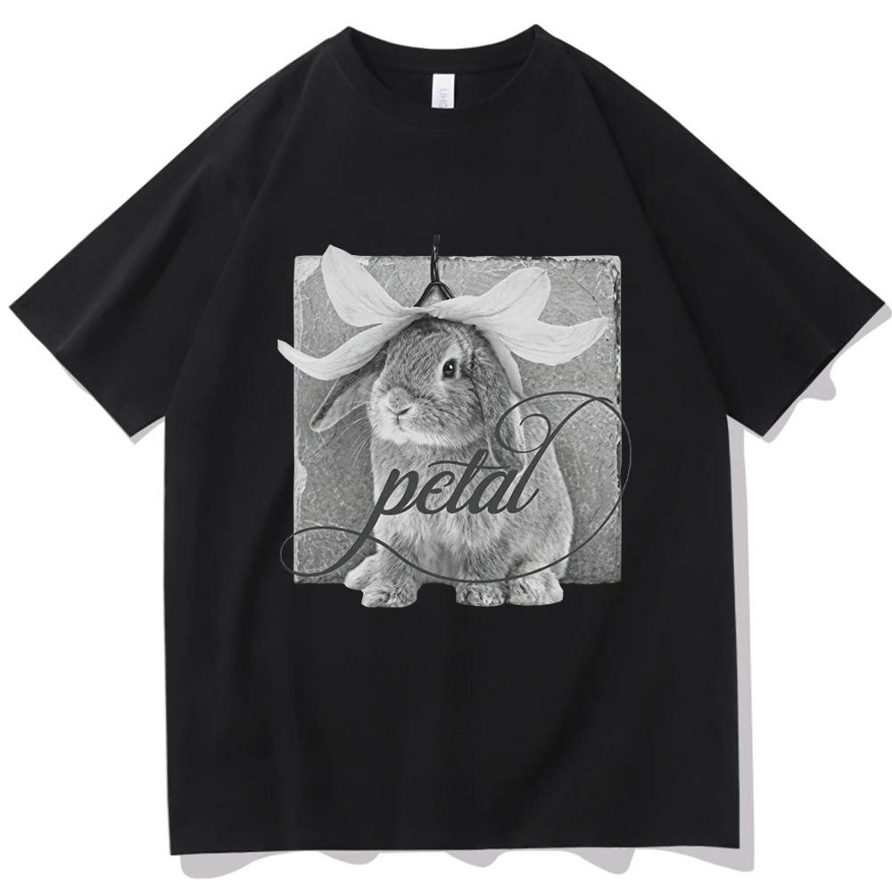 2026 Ariana-Grande Petal T-shirt Man Woman Harajuku Short Sleeve O-neck Casual Shirt Hip Hop Streetwear Oversized Tshirt