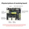 2.4 GHz 4-Channel Multi-Mode Remote Control Receiver Kit 3-Speed Control DIY Accessories for Motors Servos with Type-C Charging