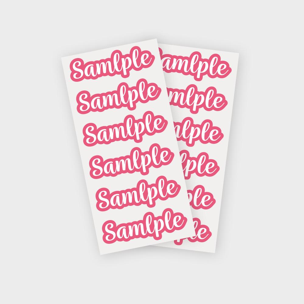 2 Sheets 12Pcs Custom Name Stickers For Kids And Adults Personalized Labels Ideal For School Bottles And Giftseasy To Apply