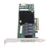 Placă de controler RAID SAS 8643 cu 4 porturi, PCIe X8 de înaltă performanță, cu matrice ASR 71605, 1 GB cache și 6 GB, cu 4 porturi