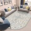 Oval Persian Carpet Living Room Sofa Area Decoration Retro Rugs 200x300 Coffee Tables Non-slip Washable Floor Mats Customizable