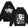 European and American fashion zippered sweatshirt Full Zip Up Hoodies
