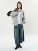 Louvre Spring Retro Stand Collar Zip Sweatshirt - Soft Loose Jacket for Women