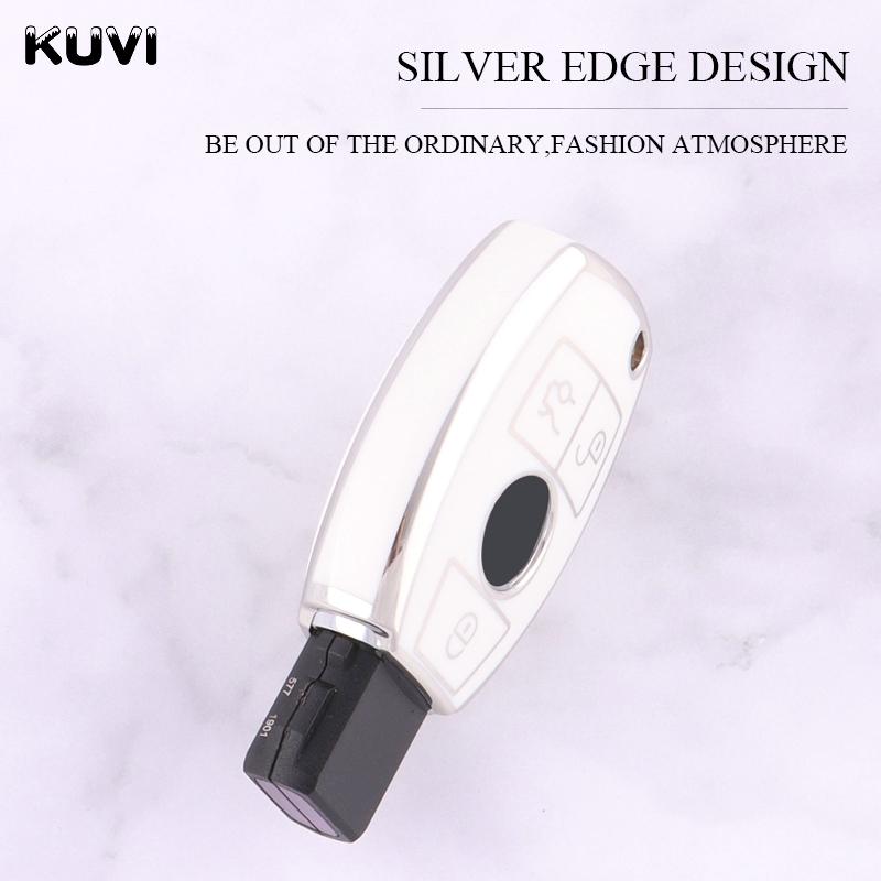 Carcasa pentru chei de la distanță din TPU pentru Mercedes Benz ACESG Clasa GLA CLA GLK GLC CLS W204 W463 W176 W251 W205