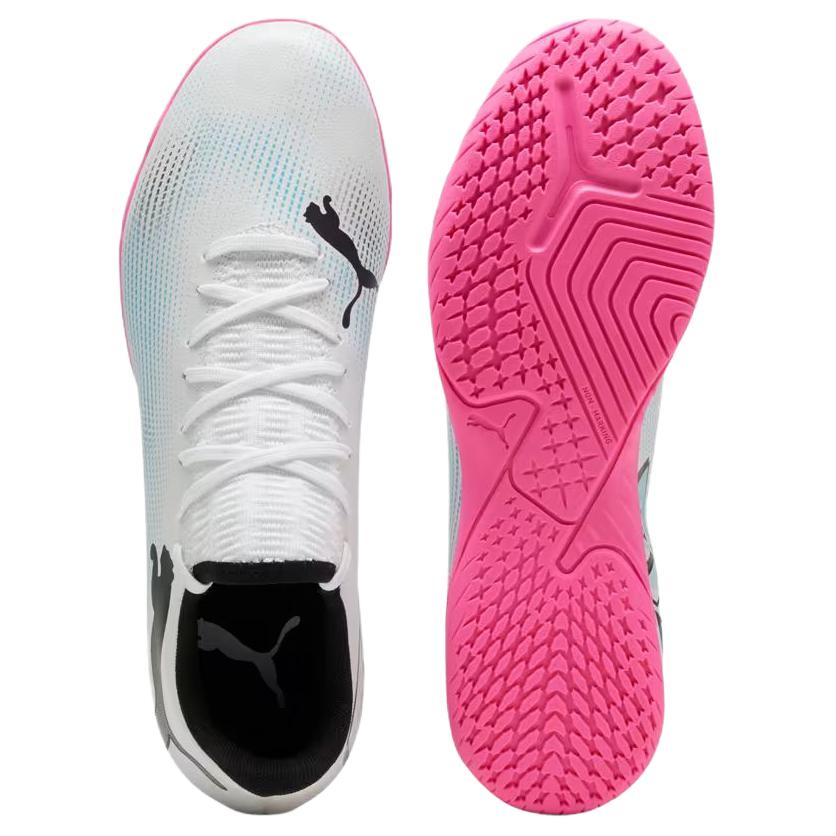 Puma Future 7 Play Comfortable Soft Soccer Shoes Men sneaker White 107727-01