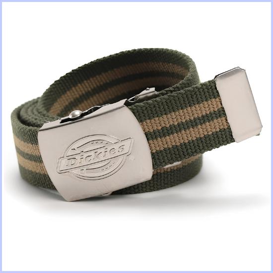 DICKIES GI Canvas Belt DS0754I Moss X Beige (Dickies) (34)
