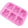 6 even Bear Silicone Baking Mold 3D Chocolate Pudding Molds Cupcake Pan Cake DIY Muffin Kitchen Tools
