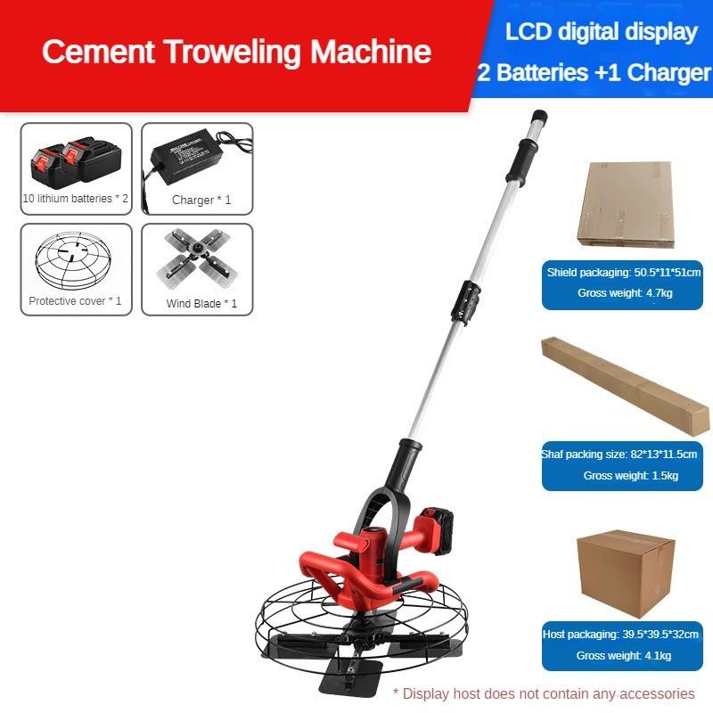 High Power Electric Plastering Machine Cement Concrete Troweling Machine  Multi Functional  Road Surface Finishing Equipment