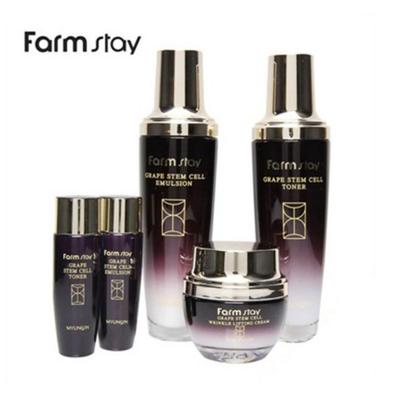 Facial Care Kit (Tonic + Emulsion + Cream) with Grape Stem Cells