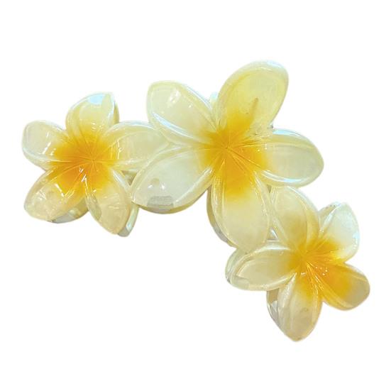 Haarklammer in Blumenform, starker Halt, rutschfeste Haarspange, Haarspange für den Hinterkopf, Haarschmuck für den Urlaub