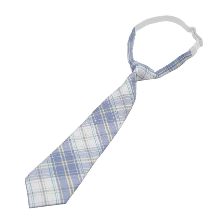 Lazy JK Ties Plaid Uniform School Student Necktie for Boy Girl Cosplay Neckwear