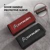 2Pcs Car Roof Handle Protection Cover Suede Safety Pull Gloves For Citroen Jumper Celysee Cactus Picasso Aircross Saxo Grand