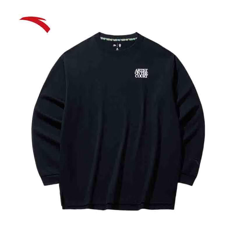 Anta Kyrie Irving Series American Loose Knit Long Sleeve T-Shirt