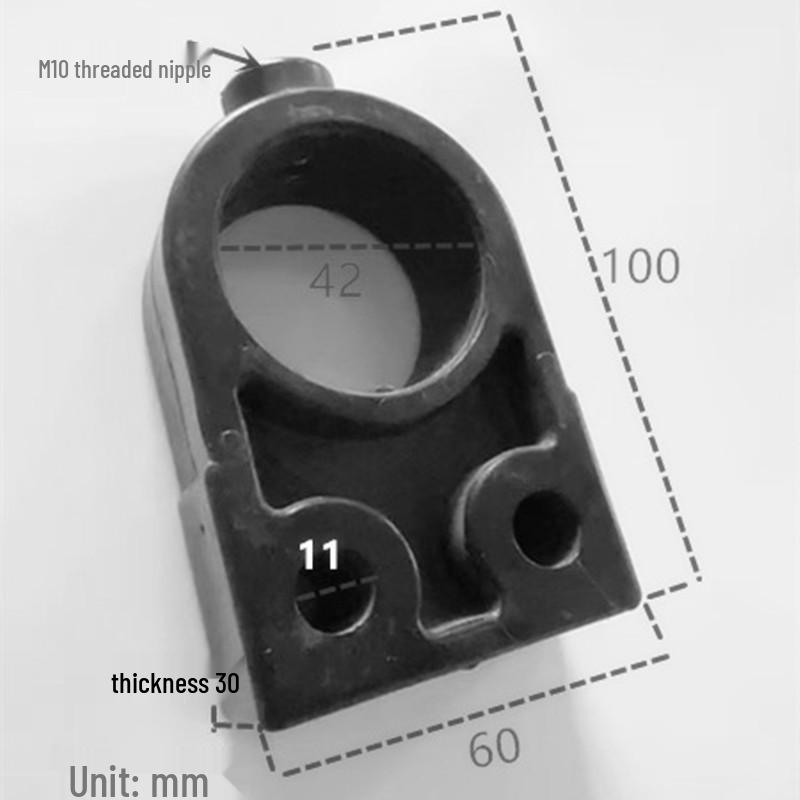 Stütz- und Kollisionsschutzschieberblock aus Nylonpolymer