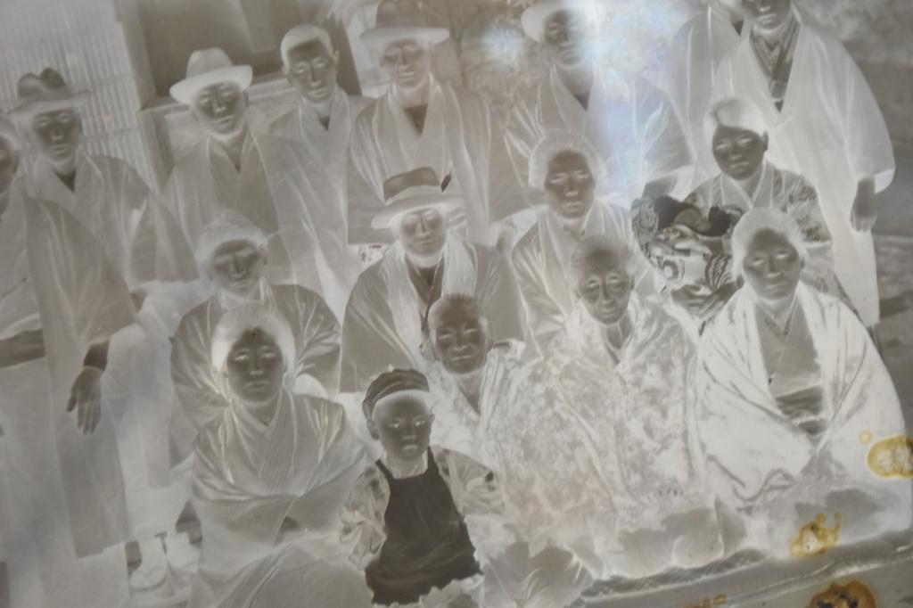 Vintage Japanese Glass Photo Negatives (Set of 19) Showa Era Cultural Portraits