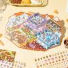3pcs Cartoon Puzzles Stickers Cute Visual 3D Stereoscopic Cabin Decompression Scene Tent Sticker Handmade Stacking Scene Sticker