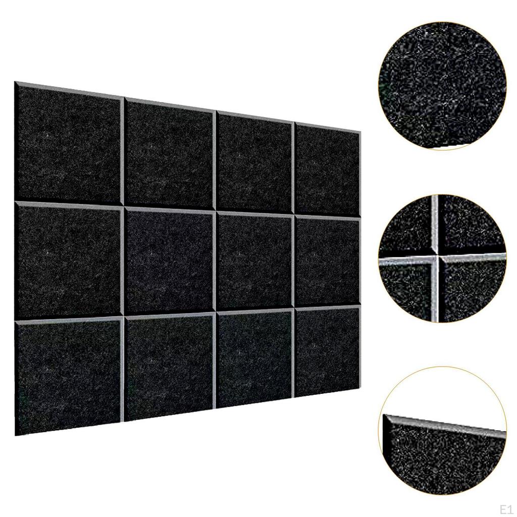 12 stück Akustische Panels Behandlung Panel Schalldichte Sound Absorbieren für Home
