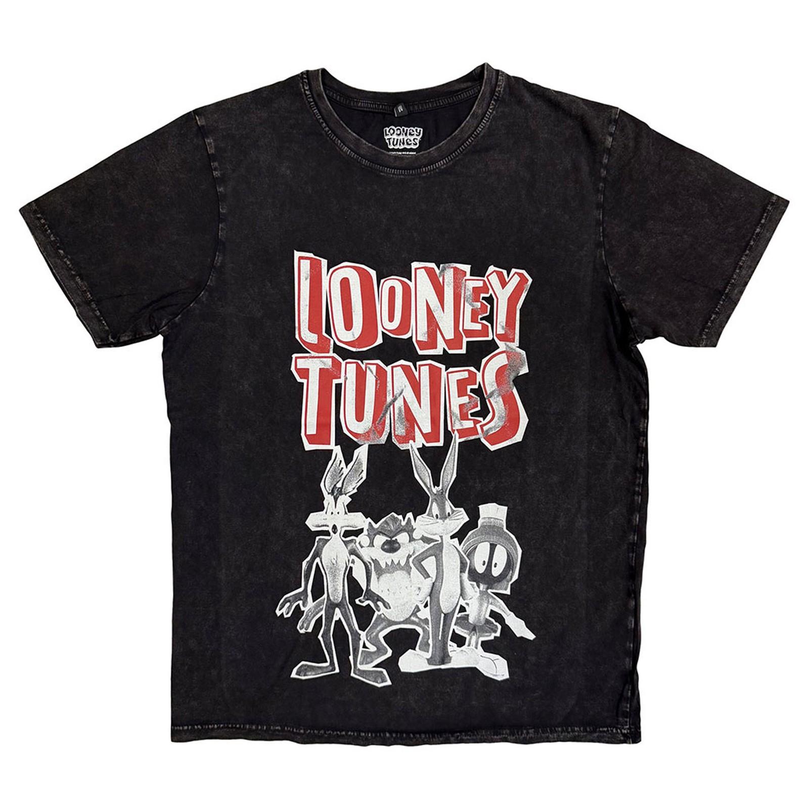 Looney Tunes Characters Stone Wash T Shirt XXXXL