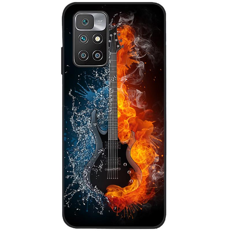 For Xiaomi Redmi 10 Case Silicone Soft TPU Back Cover For Xiaomi Redmi 10 Redmi10 Phone Cases Cute Painted Cover Shockproof Capa