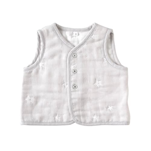 

10mois dimoi fukufuku gauze 6-layer gauze chokki gray 70~80cm 18251012
