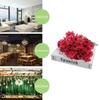 Artificial Flower Greenery Simulated Flower Violet Simulation Filigree Flower Faux Plastic Flowers for Party Decoration