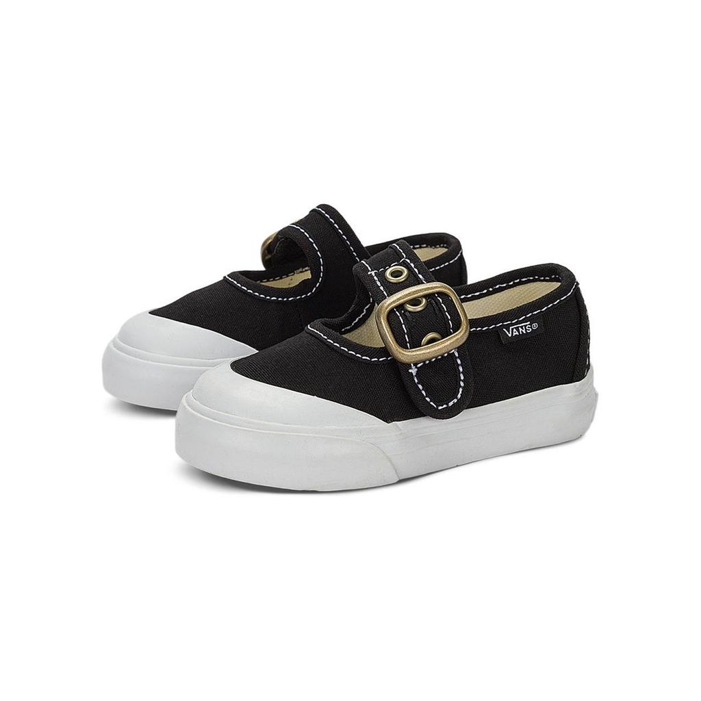 Vans Mary Jane Toddler Black White Baby Sneakers True-White VN000CRY6BT
