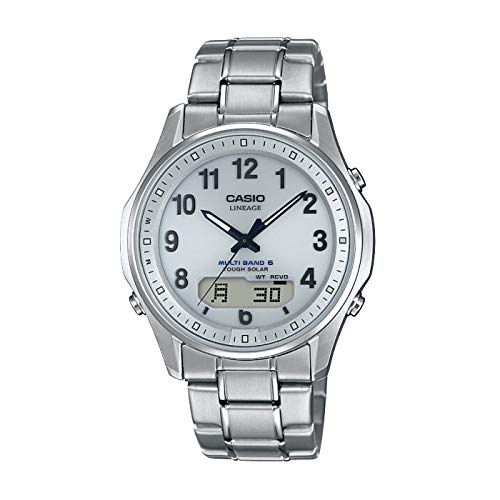 

Casio Часы Lineage [Оригинальный отечественный продукт] Радио Солнечные LCW-M100TSE-7AJF Мужские Серебряные