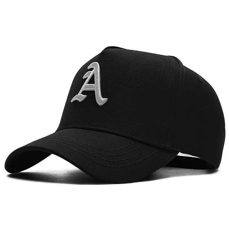 Letná Pánska Baseballová Čiapka Výšivka Písmena A Snapback Klobúk Bavlna Nastaviteľná Hip Hop Čiapka Športové Trucker Čiapky Slnečné Čiapky